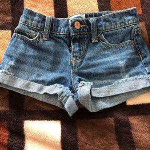 Denim Cuffed Shorts